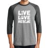 Perfect Tri ® 3/4 Sleeve Raglan Thumbnail