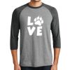 Perfect Tri ® 3/4 Sleeve Raglan Thumbnail